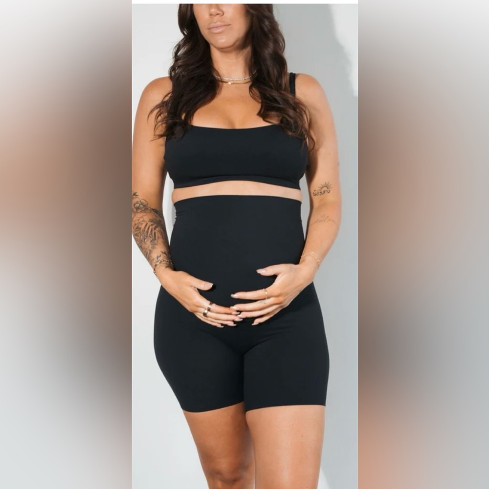 Vitality Black Maternity Leggings